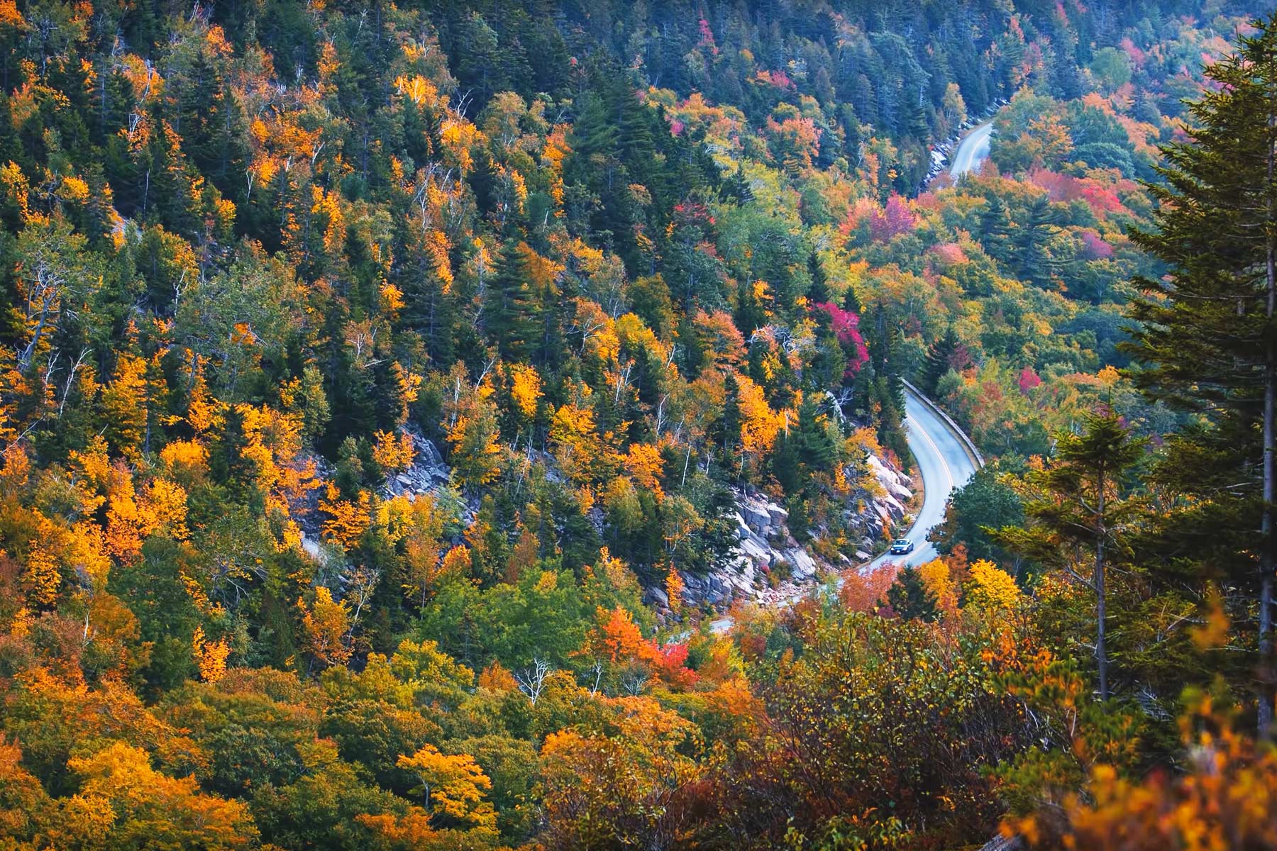 best national parks to visit in october, acadia national park