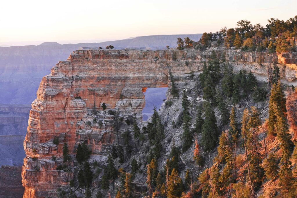 Angel Window, things to do north rim grand canyon