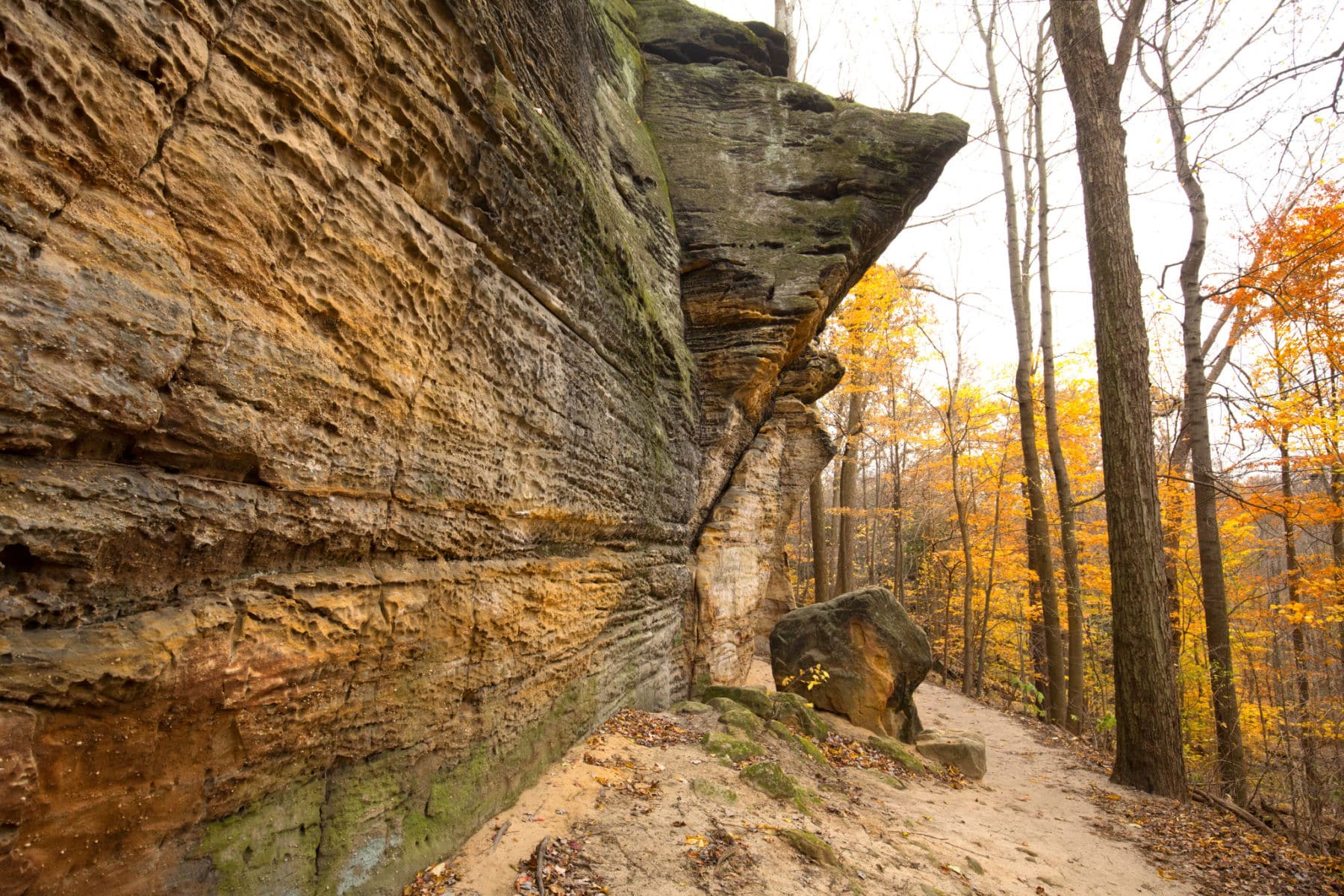 ledges trail cuyahoga valley national park